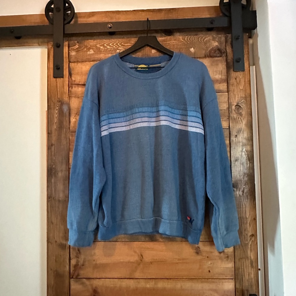 Aviator Nation Blue Crewneck Sweater